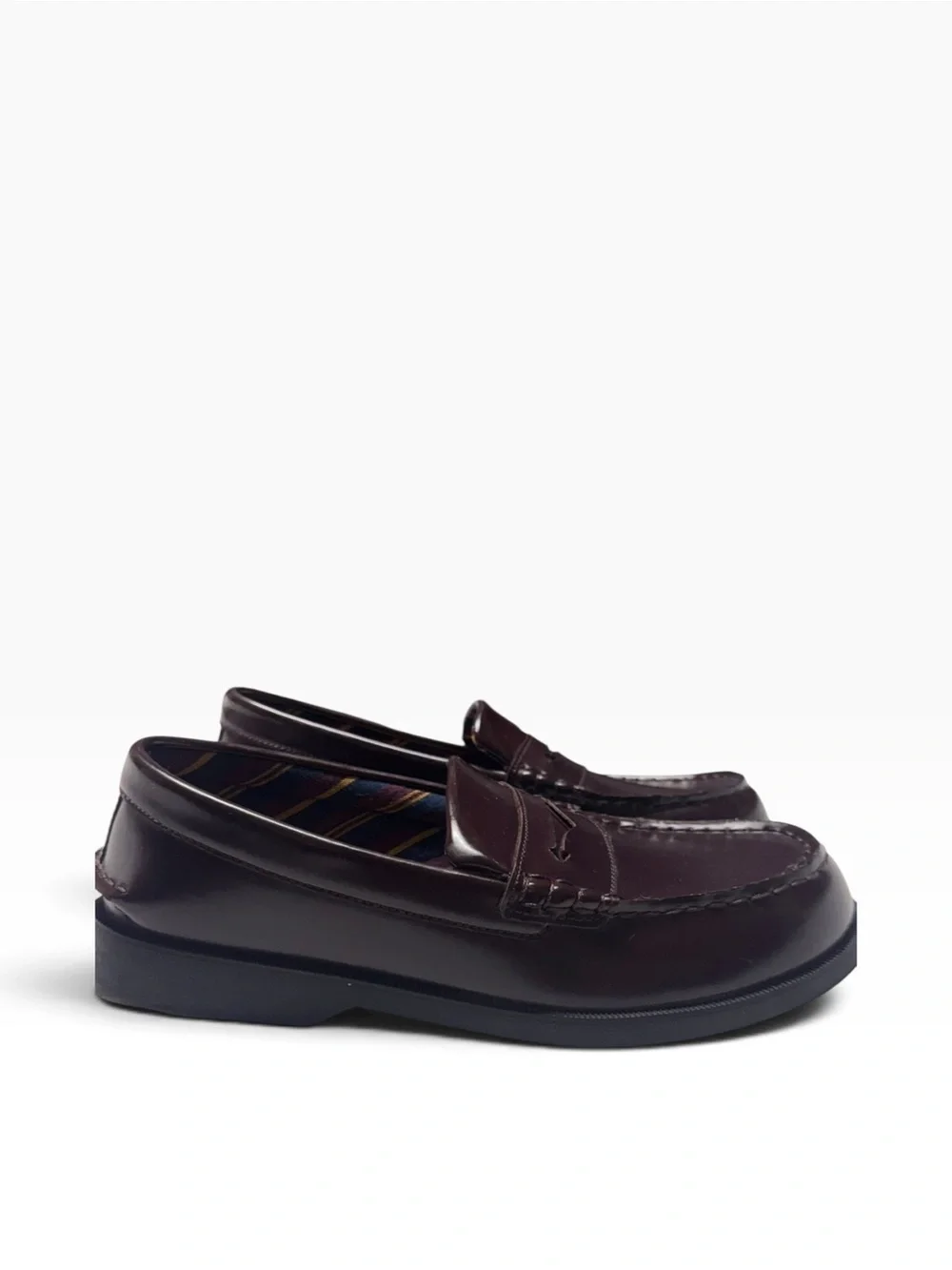 Sperry School Youth/Boys Burgundy Leather Original Penny Loafer Shoe 6 M